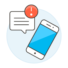 Message Notification Illustration from UX Colors Set