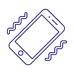 Vibrate Notification Illustration from UX Line Set