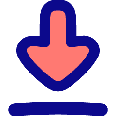 Arrow Outline Download Icon from Flex Pop Set