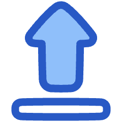 Arrow Outline Upload Icon from Plump Duo Set