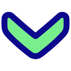 Chevron Arrow Down Icon from Plump Pop Set