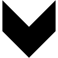 Chevron Arrow Down Icon from Sharp Solid Set