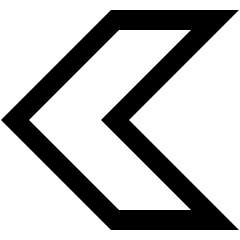 Chevron Arrow Left Icon from Sharp Line Set