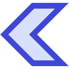 Chevron Arrow Left Icon from Sharp Duo Set
