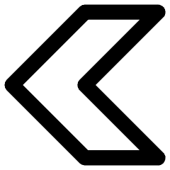 Chevron Arrow Left Icon from Core Remix Set