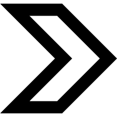 Chevron Arrow Right Icon from Sharp Remix Set