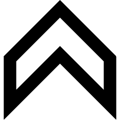 Chevron Arrow Up Icon from Sharp Remix Set