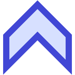 Chevron Arrow Up Icon from Sharp Duo Set