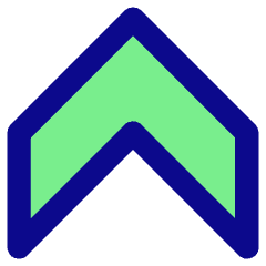 Chevron Arrow Up Icon from Core Pop Set