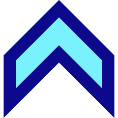 Chevron Arrow Up Icon from Sharp Pop Set