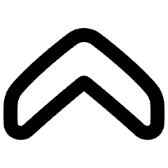 Chevron Arrow Up Icon from Plump Remix Set