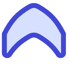 Chevron Arrow Up Icon from Flex Duo Set