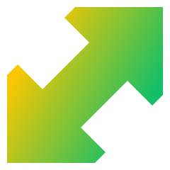 Thick Arrow Diagonal 1 Icon from Sharp Gradient Set