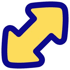 Thick Arrow Diagonal 1 Icon from Plump Pop Set