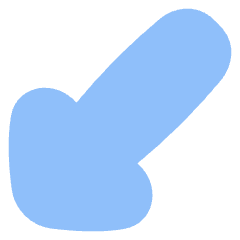 Thick Arrow Diagonal Bottom Left Icon from Flex Flat Set