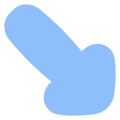 Thick Arrow Diagonal Bottom Right Icon from Flex Flat Set