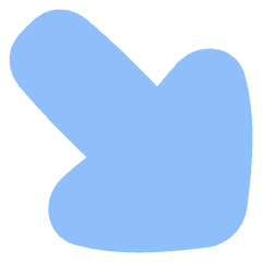 Thick Arrow Diagonal Bottom Right Large Icon from Flex Flat Set