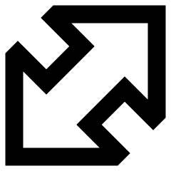 Thick Arrow Diagonal Large 1 Icon from Sharp Remix Set