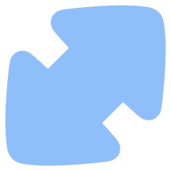 Thick Arrow Diagonal Large 1 Icon from Plump Flat Set