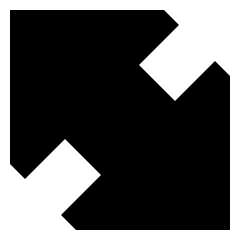 Thick Arrow Diagonal Large 2 Icon from Sharp Solid Set