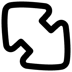 Thick Arrow Diagonal Large 2 Icon from Plump Remix Set