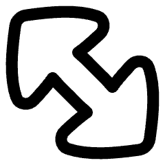 Thick Arrow Diagonal Large 2 Icon from Flex Line Set