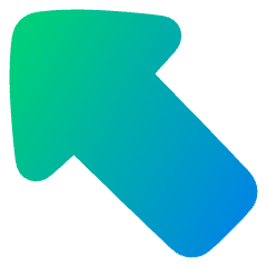 Thick Arrow Diagonal Upper Left Icon from Plump Gradient Set