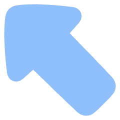 Thick Arrow Diagonal Upper Left Icon from Plump Flat Set