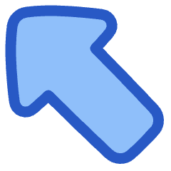 Thick Arrow Diagonal Upper Left Icon from Plump Duo Set