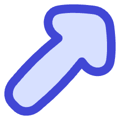 Thick Arrow Diagonal Upper Right Icon from Flex Duo Set