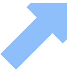 Thick Arrow Diagonal Upper Right Icon from Sharp Flat Set