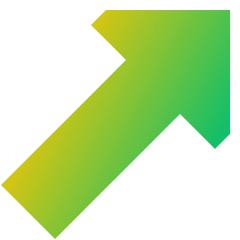 Thick Arrow Diagonal Upper Right Icon from Sharp Gradient Set