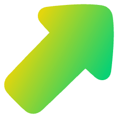 Thick Arrow Diagonal Upper Right Icon from Plump Gradient Set