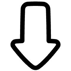 Thick Arrow Down Icon from Plump Line Set