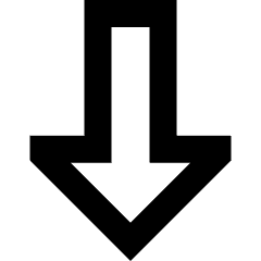 Thick Arrow Down Icon from Sharp Remix Set