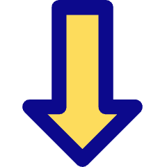 Thick Arrow Down Icon from Core Pop Set