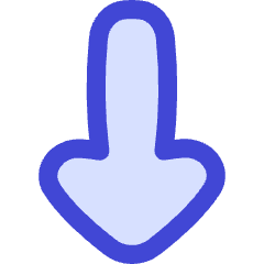 Thick Arrow Down Icon from Flex Duo Set