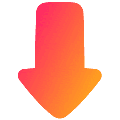 Thick Arrow Down Icon from Plump Gradient Set