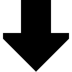Thick Arrow Down Large Icon from Sharp Solid Set