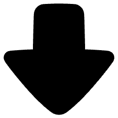 Thick Arrow Down Large Icon from Plump Solid Set