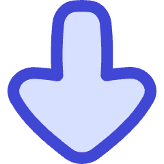 Thick Arrow Down Large Icon from Flex Duo Set