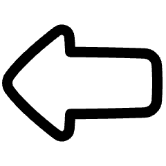 Thick Arrow Left Icon from Plump Line Set