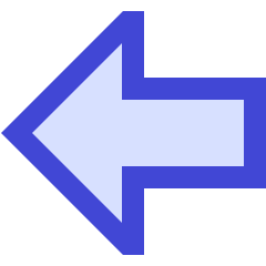Thick Arrow Left Large Icon from Sharp Duo Set