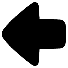 Thick Arrow Left Large Icon from Plump Solid Set