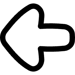 Thick Arrow Left Large Icon from Flex Line Set