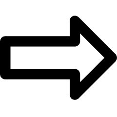 Thick Arrow Right Icon from Core Remix Set