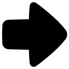 Thick Arrow Right Large Icon from Plump Solid Set