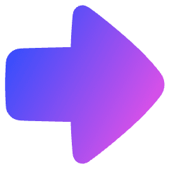 Thick Arrow Right Large Icon from Plump Gradient Set