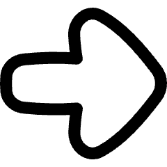 Thick Arrow Right Large Icon from Flex Line Set