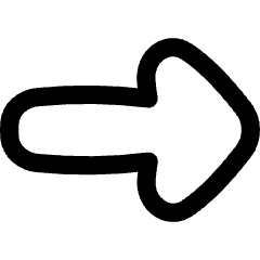 Thick Arrow Right Icon from Flex Line Set